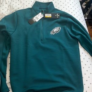 Brand new eagles nfl quarterzip